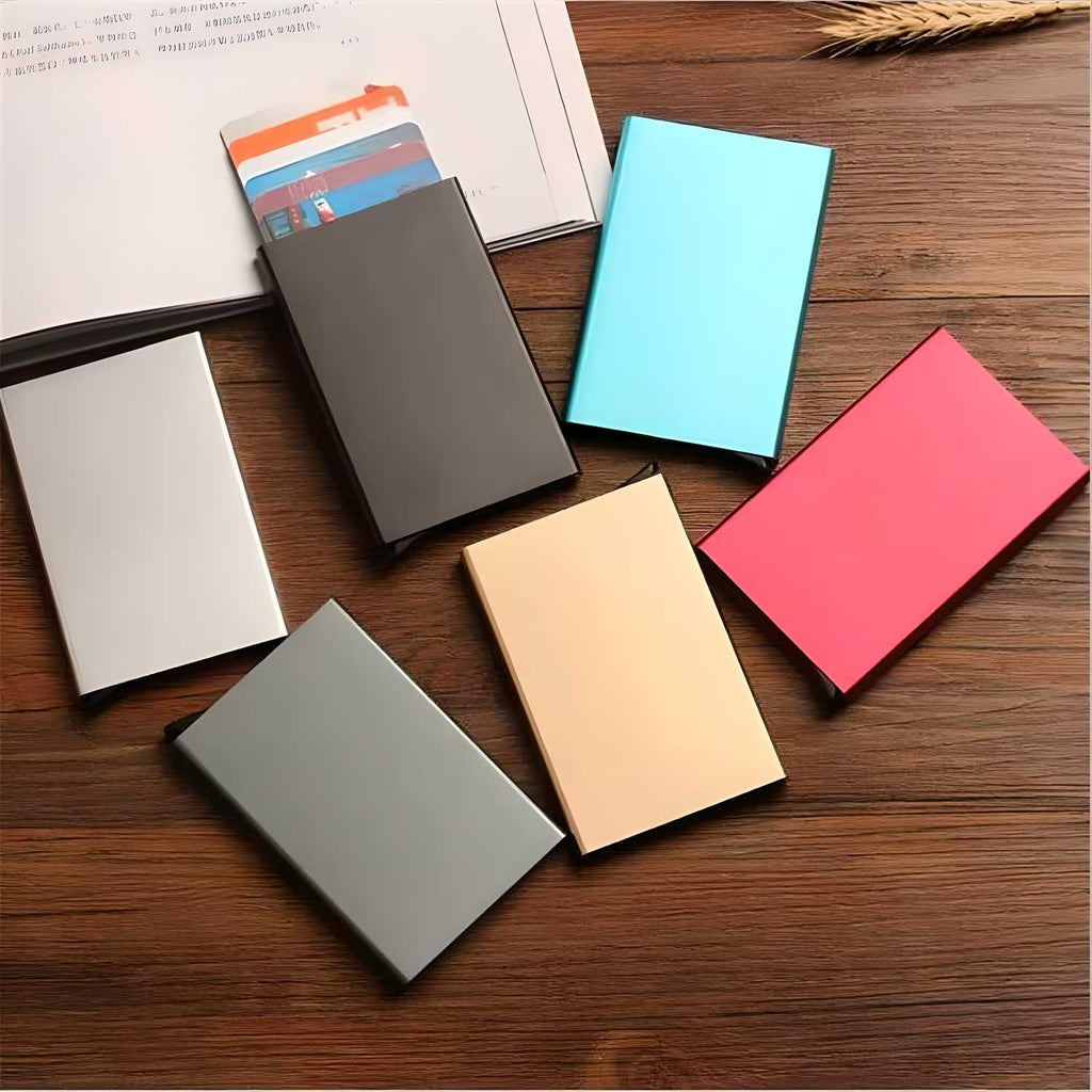 Men's RFID Protected Smart Pop Up Wallet 8 Card Slots - Optra Hub