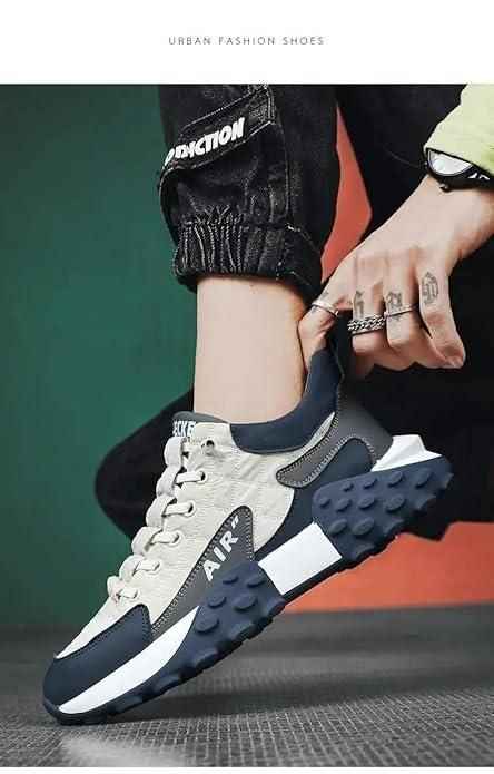 Men's Korean Style High Top Fashion Casual Shoes (Boots)