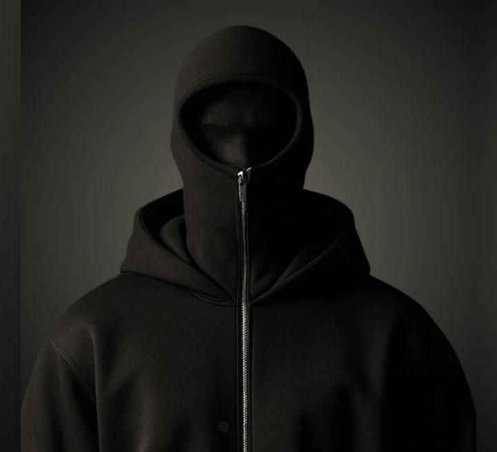 Men's Full Sleeves Zipper Hoodie with Mask